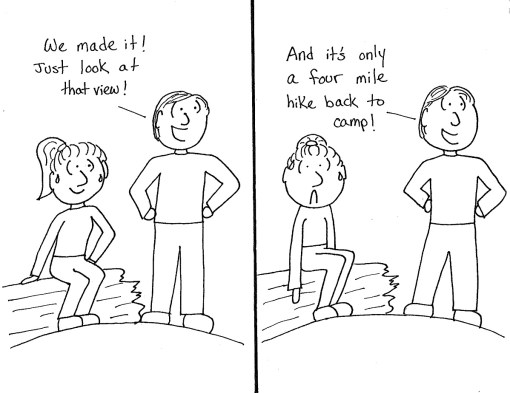 hike cartoon