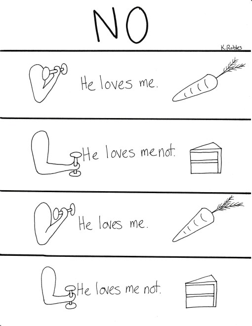 He loves me cartoon